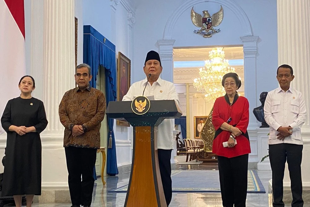 Prabowo Buka Suara soal Eskalasi Aksi Demo, Ada Megawati hingga Surya Paloh