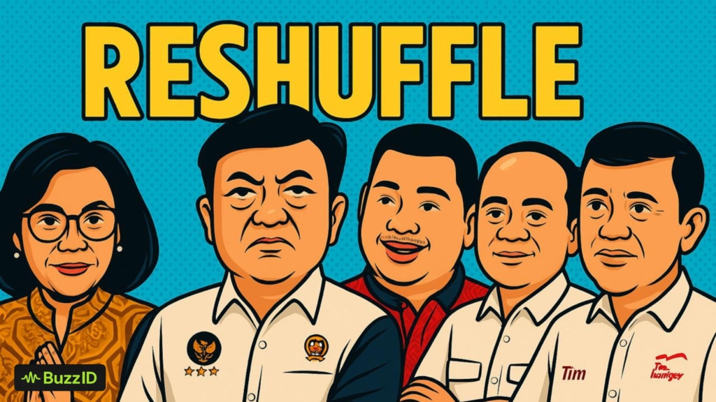 Menteri yang terkena reshuffle