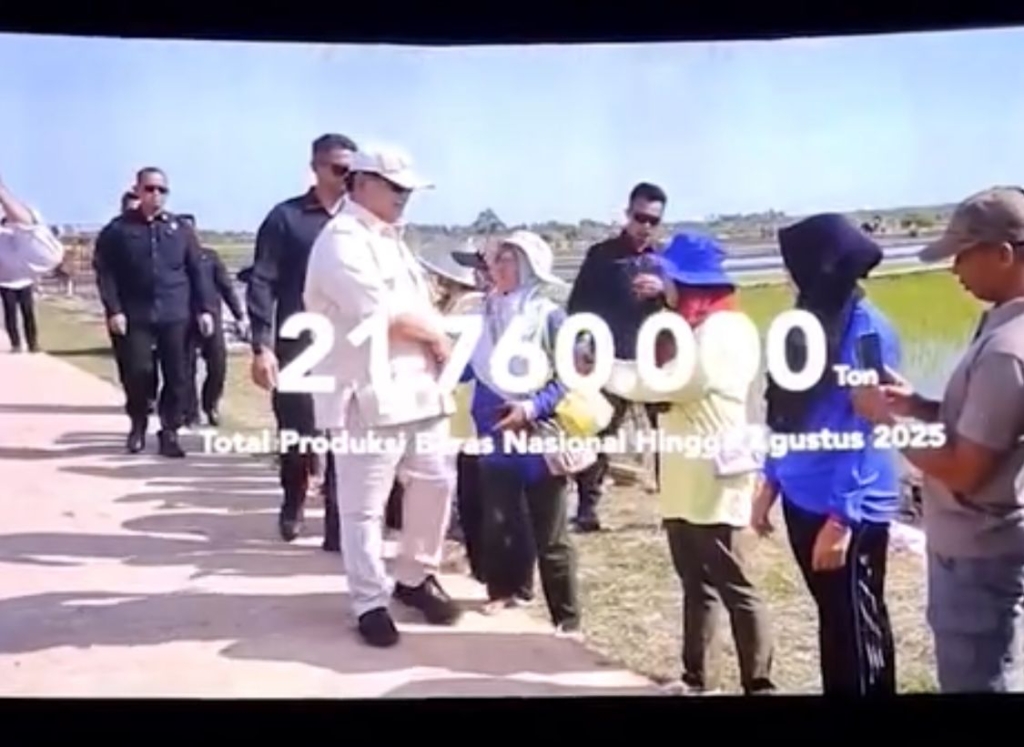 Tangkapan layar program Pemerintah di Bioskop Indonesia.