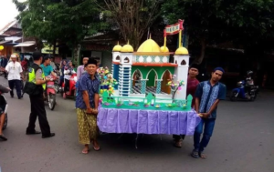 Perayaan Maulid Nabi di Bali.